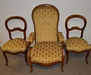 1 Sessel 2 Stühle im Louis Philippe Stil | Kaufen auf Ricardo