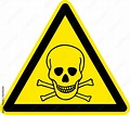 Warnschild Warnzeichen Giftige Stoffe Symbol Totenkopf Stock 벡터 | Adobe ...