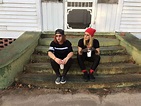 We were Josh and Tyler this year for Halloween Emo Bands, Like A Boss ...