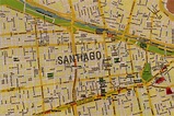 Map city santiago - Santiago chile city map (Chile)