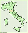 Florence location on the Italy map