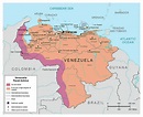 Detailed map of Venezuela | Venezuela | South America | Mapsland | Maps ...