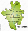 Landkreis Rosenheim Variante 4 – Stock-Vektorgrafik | Adobe Stock