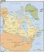 Map of Canada - Official map of Canada (Northern America - Americas)