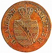 1 Pfennig - George - Ducado de Sajonia-Altemburgo – Numista