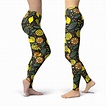 Lemon Leggings Fruit Leggings Summer Leggings Workout | Etsy
