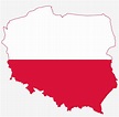 Poland Map Flag - Poland Flag Map Transparent PNG - 1100x1024 - Free ...