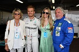 Photo : Sina Rosberg, Nico Rosberg, Vivian Sibold, Keke Rosberg après ...