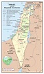 Grande detallado mapa político y administrativo de Israel con ...