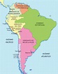 Virreinatos y Capitanías en América del Sur | South america history ...