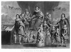 The family of King James I of England, Scotland and Ireland posters & prints by Charles Turner