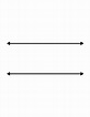 Flashcard of a Parallel Lines | ClipArt ETC