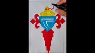 píxel art celta de vigo - YouTube