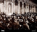 The signing of the Versailles Peace Treaty at the Hall of Mirrors 28th ...