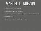 Mga Naiambag Ni Manuel Quezon - Brazil Network