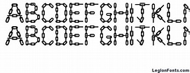 Chain Letters Font Download Free / LegionFonts