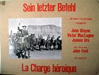 "LA CHARGE HEROIQUE" MOVIE POSTER - "SHE WORE A YELLOW RIBBON" MOVIE POSTER