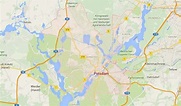 Mapa de Potsdam - Mapa com Atrações - Alemanha Online