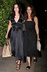 Courteney Cox with a girlfriend at Giorgio Baldi restaurant in Pacific ...