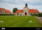 Entrance of Augustenborg Palace, Als Island, South Denmark, Europe ...