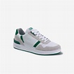 Lacoste Men's T-clip Leather And Suede Sneakers In Wht,green | ModeSens