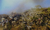 The Battle of Dogali (on January 26th, 1887), 1896 - Michele Cammarano ...