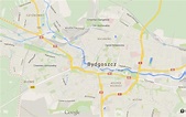 Map of Bydgoszcz