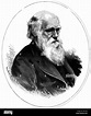 Portrait of the british naturalist charles robert darwin fotografías e ...