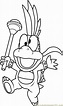 Lemmy Koopa Coloring Page For Kids Super Mario Printable Coloring Page ...