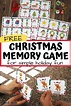 Christmas Memory Game for Fantastic Holiday Fun (Free Printable)