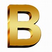 Letter B Capital Letter Alphabet Abc Gold B Letter Png Image | Images and Photos finder