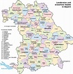 Map of Bavaria 2008 - Full size