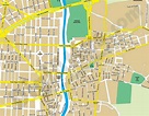Elche-elx - city map and industrial estate