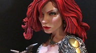 Sideshow Red Sonja She Devil with a Sword Premium Format Statue ...