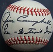 Jim Campbell Autographed Baseball