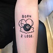 Born 2 lose by @themagicrosa | Lost tattoo, Cool arm tattoos, Tattoos