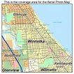 Aerial Photography Map of Winnetka, IL Illinois
