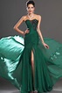 Vestido de noche verde jade 8 pendant | Strapless evening dress, Prom ...