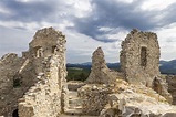 Ruins of Hrusov Castle, Zlate Moravce District, Nitra Region, Slovakia ...