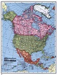 Detailed political map of North America | North America | Mapsland ...
