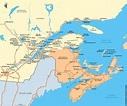 Carte Québec : Plan Québec - Routard.com | Quebec, Travel list, Map