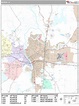 Monroe Louisiana Wall Map (Premium Style) by MarketMAPS