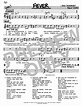 Fever Sheet Music | Peggy Lee | Real Book - Melody, Lyrics & Chords - C ...