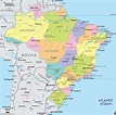 Detailed Political Map of Brazil - Ezilon Maps