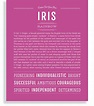 Iris | Name Art Print