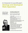 Louis Althusser’s Ideology and Ideological State Apparatus in Graphics