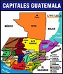 Departamentos y capitales de Guatemala |LISTADO - Capitales de