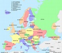 Mapa De Europa Con Nombres De Países