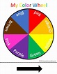 Coloring Wheel Game - Printable Color