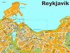 Reykjavik City Map Printable